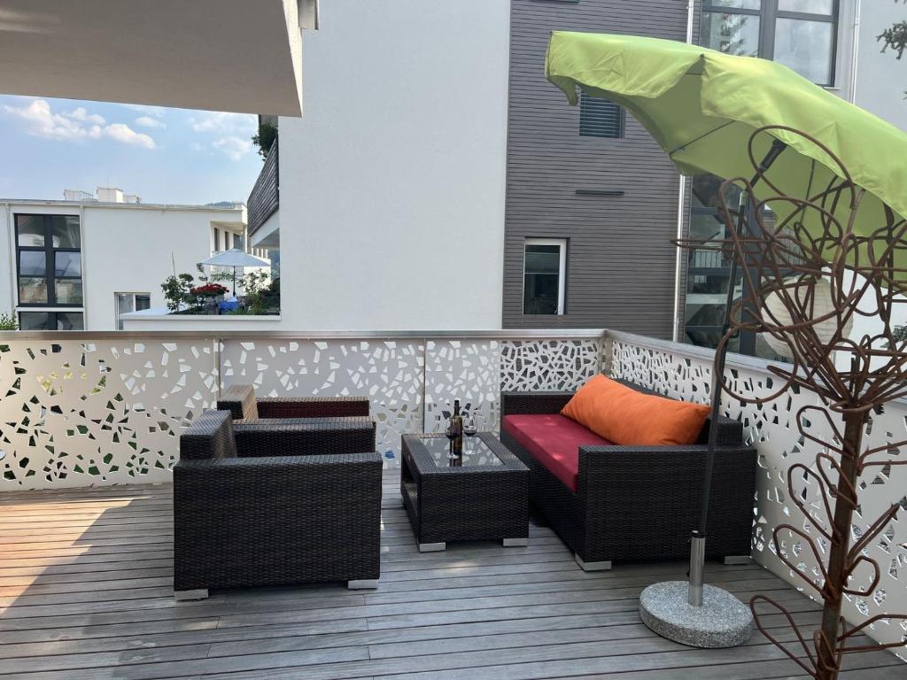 Posezení v ubytování Hepp-Lounge