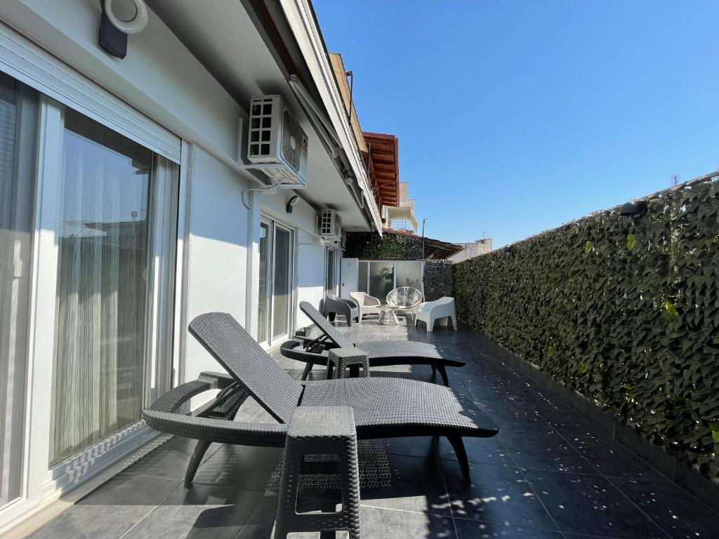 Balkón alebo terasa v ubytovaní EPaN Luxury Apartments