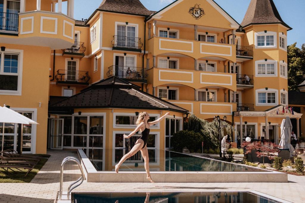 Bazén v ubytovaní Schlössl Hotel Kindl alebo v jeho blízkosti
