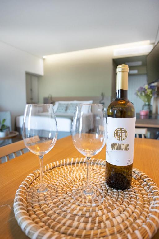 Nápoje v ubytování Armantanis Luxury Suites