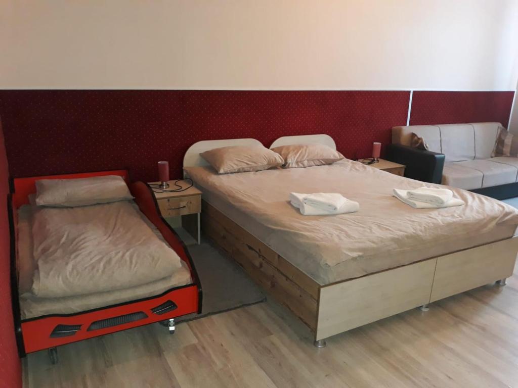 Postel nebo postele na pokoji v ubytování Vila Adriano