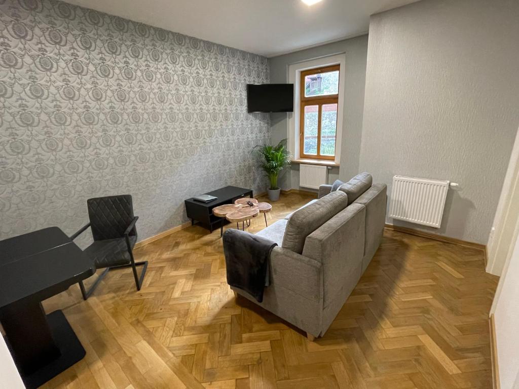 Posezení v ubytování Villa Mila