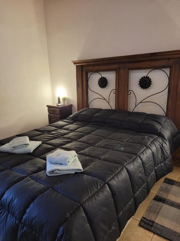 מיטה או מיטות בחדר ב-Alma Fuerte.