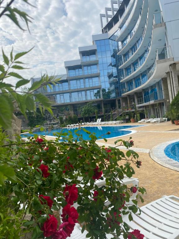 Bazén v ubytování Hotel Kamenec nebo v jeho okolí