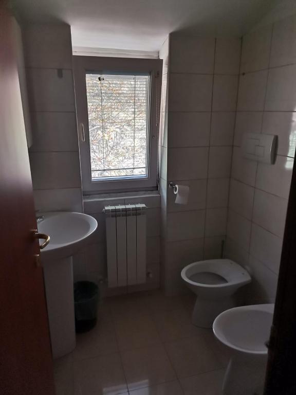 Koupelna v ubytování B&B Vittoria
