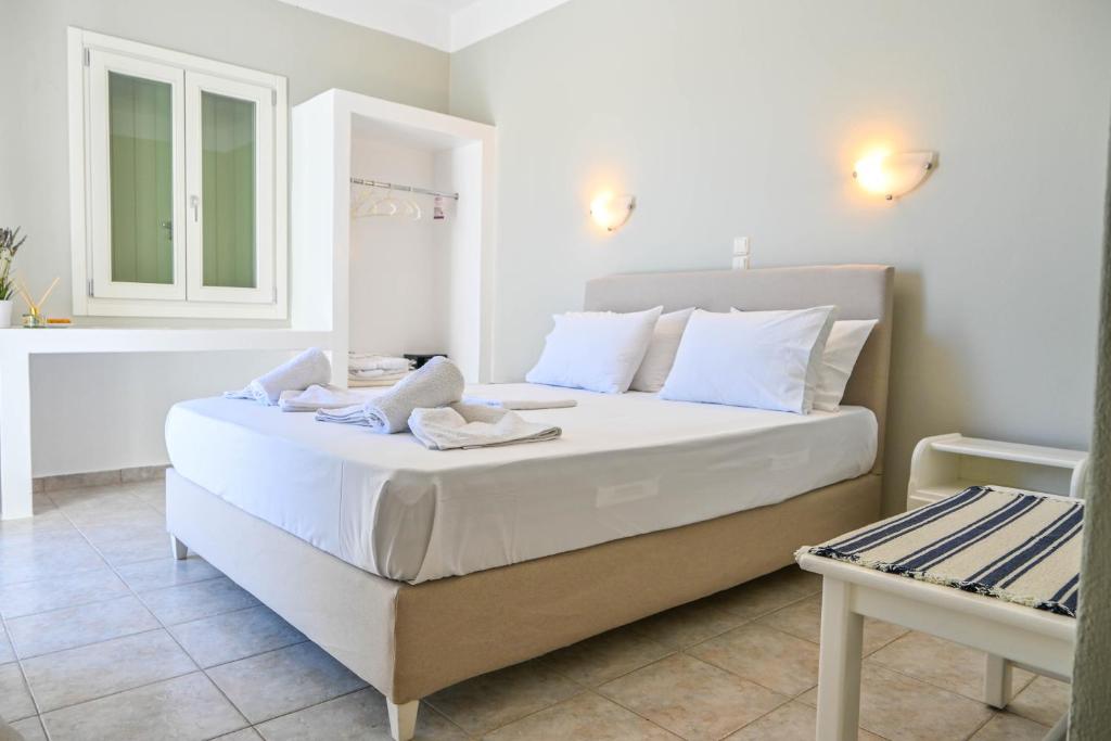 En eller flere senge i et v&aelig;relse p&aring; Levanta guesthouse