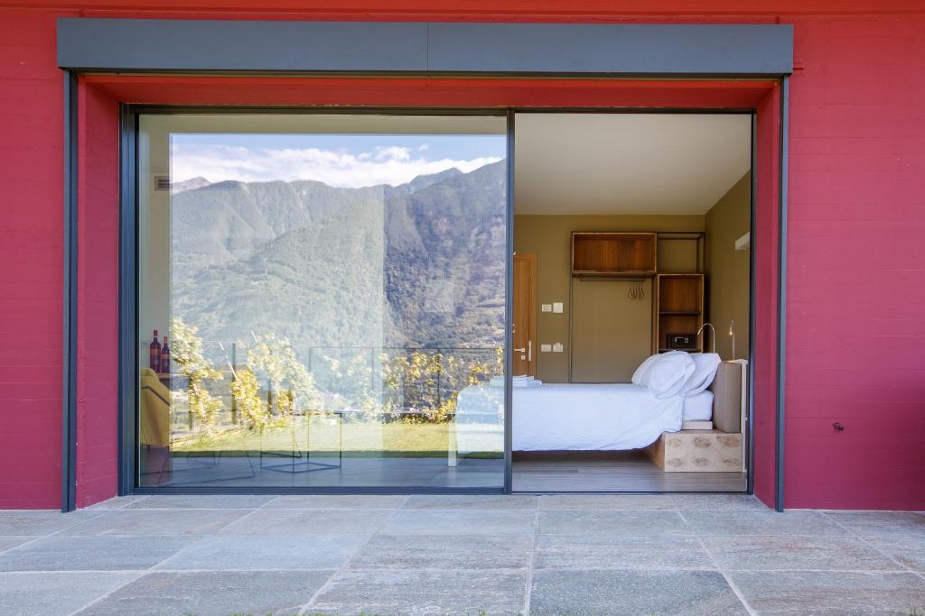 Nespecifikovaný výhled na hory nebo výhled na hory při pohledu z bed and breakfast