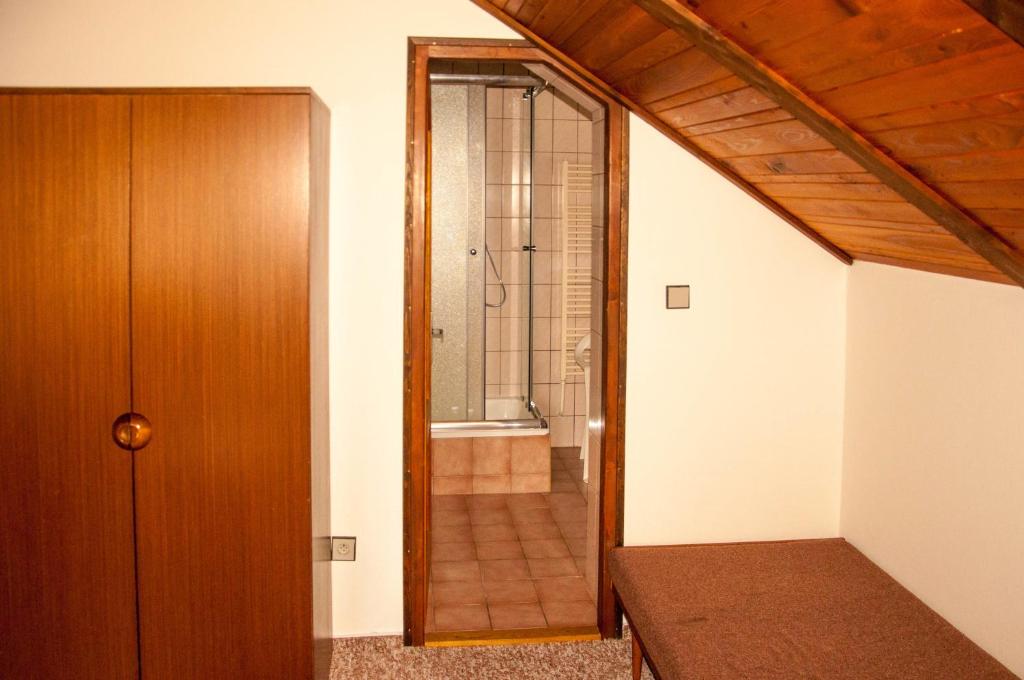Koupelna v ubytování Privát - Harrachov 392