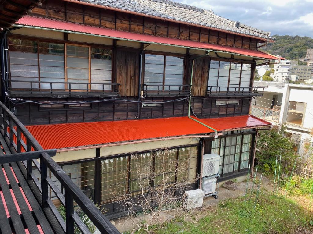 Balkón nebo terasa v ubytování Atami Ikyuan 熱海一休庵