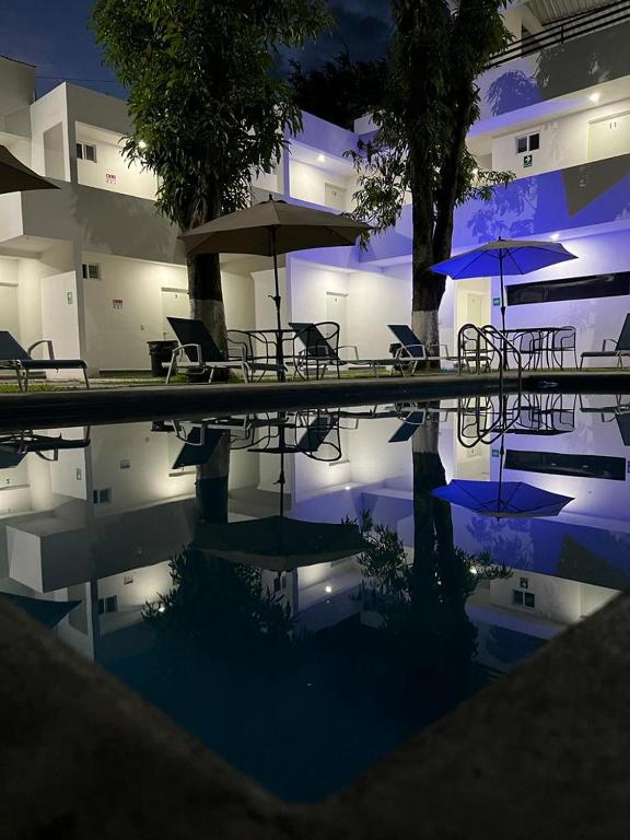 Bazén v ubytování Hotel Natuur nebo v jeho okolí
