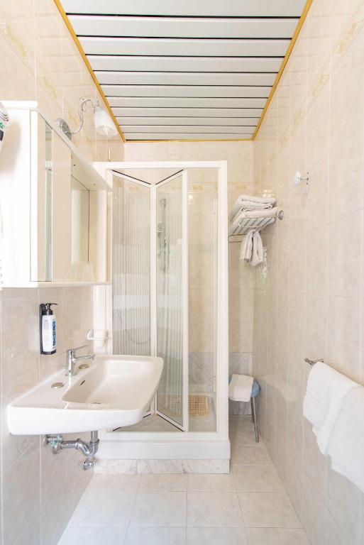 Koupelna v ubytování Hotel Siviglia
