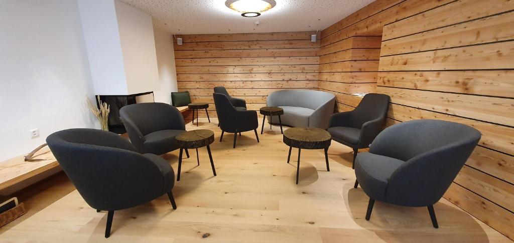 Posezení v ubytování Schorta's Alvetern - Boutique Hotel & Restaurant