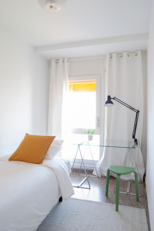 Postel nebo postele na pokoji v ubytování Apartment near the beach and Port Marina of Premia