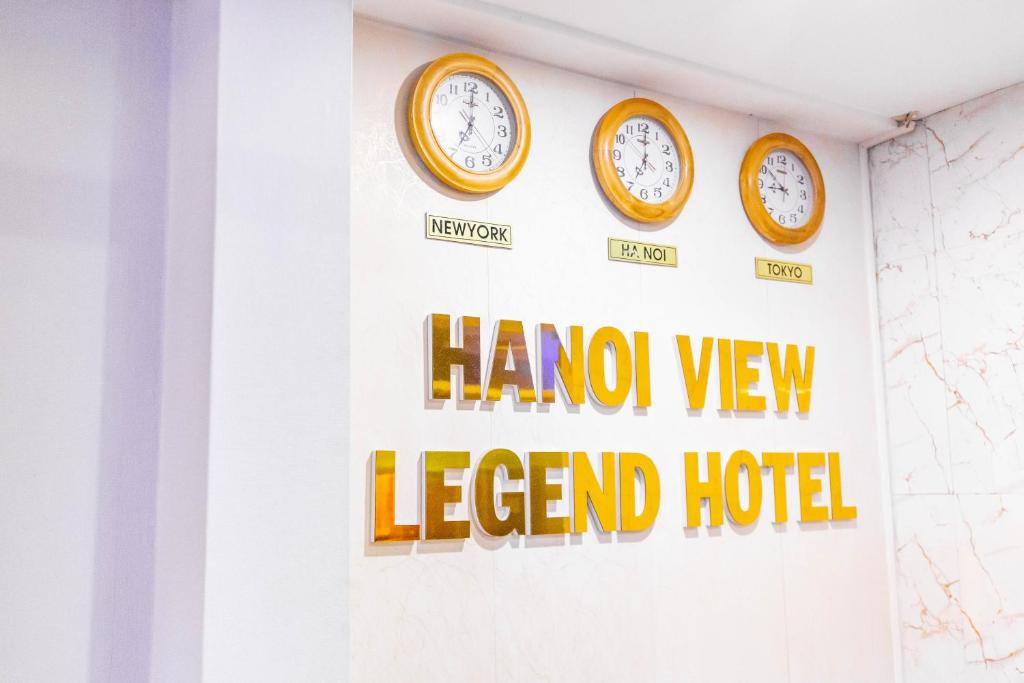 Certifikát, hodnocení, plakát nebo jiný dokument vystavený v ubytování Hanoi View Legend Hotel