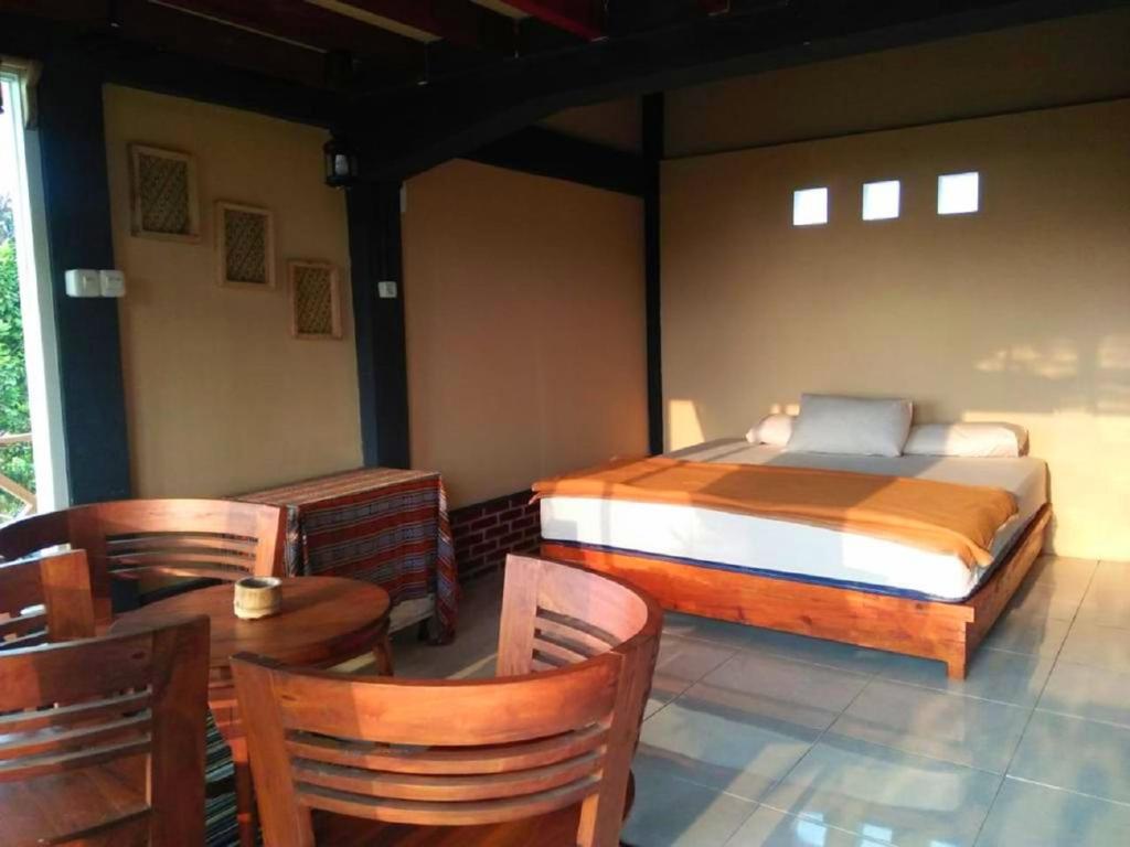 Letto o letti in una camera di Ecobromo