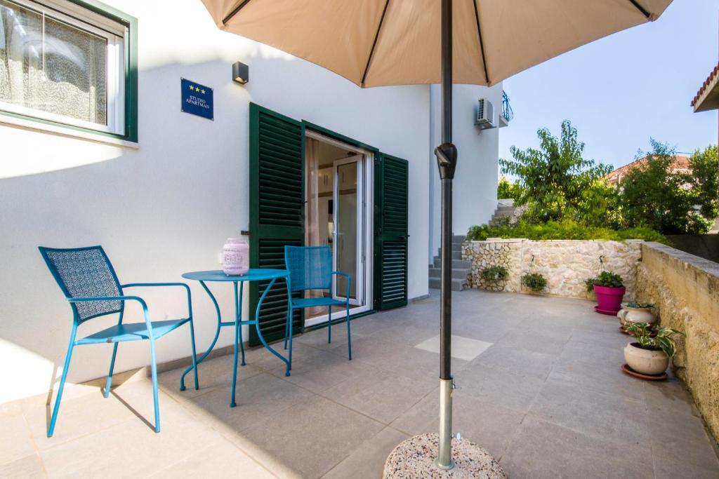 Patio alebo iná vonkajšia časť ubytovania Ve & Ki