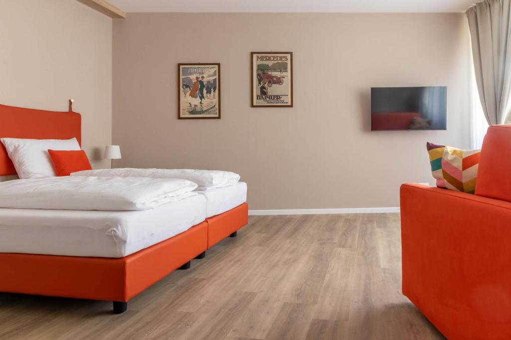 Posteľ alebo postele v izbe v ubytovaní Apartments Iris