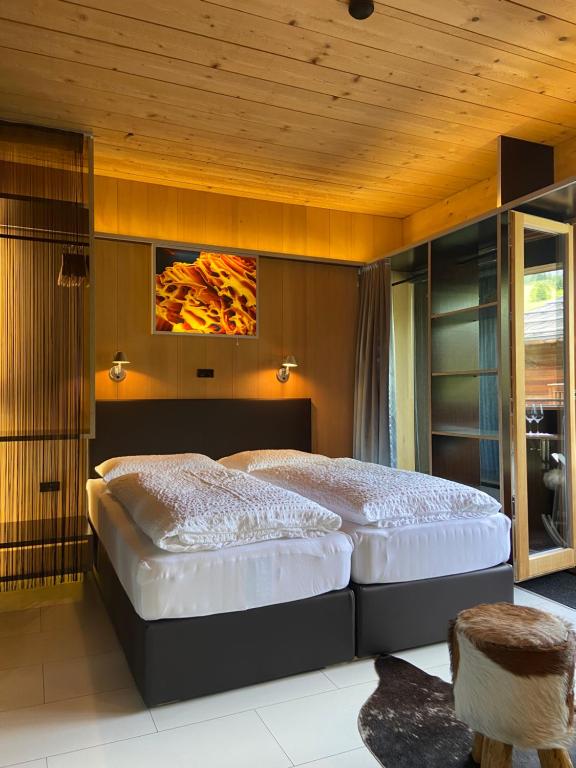 Postel nebo postele na pokoji v ubytování Kar Design Appartements