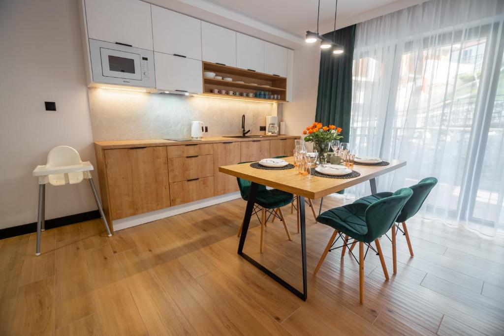 Kuchyňa alebo kuchynka v ubytovaní Apart Invest Centrum Park 18