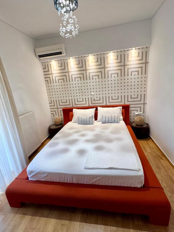 Posteľ alebo postele v izbe v ubytovaní Helen Luxury Loft Design MEISONETTE-APARTMENT