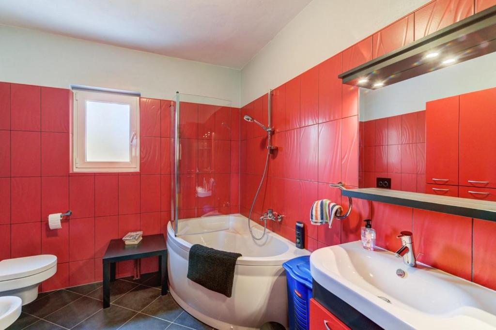 Kúpeľňa v ubytovaní Villa LaRossa