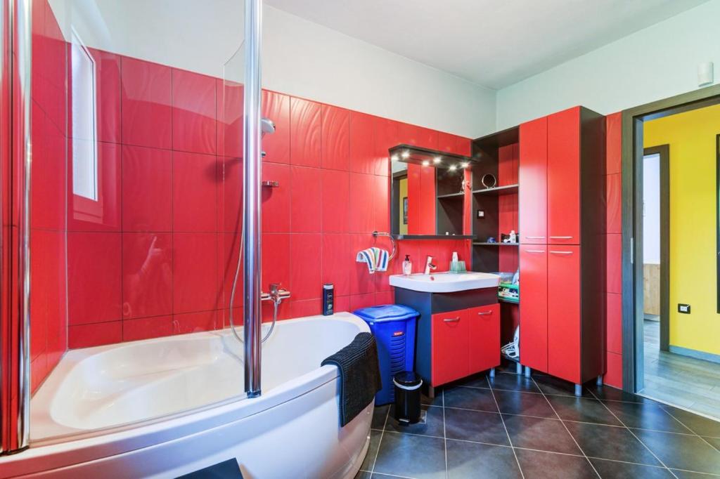 Kúpeľňa v ubytovaní Villa LaRossa
