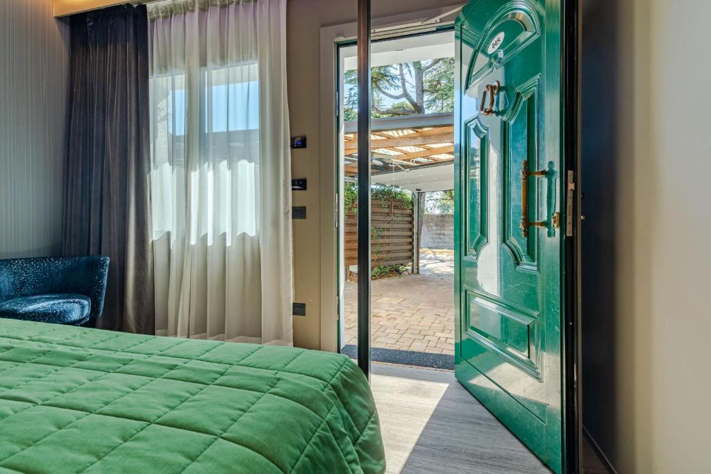 Postel nebo postele na pokoji v ubytování Motel Rona