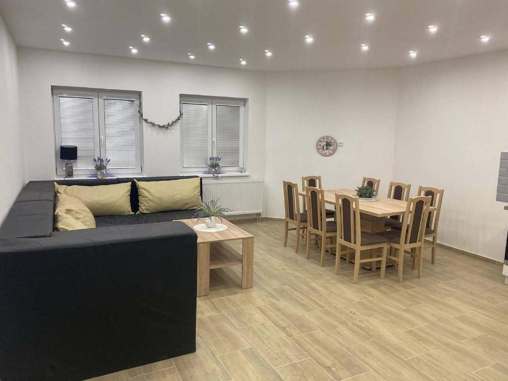 Posezení v ubytování Apartmán Levandule