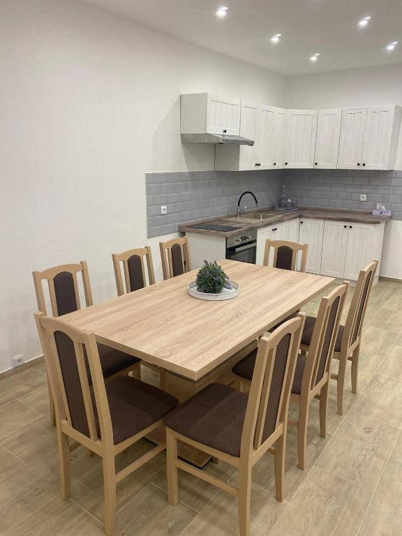 Kuchyň nebo kuchyňský kout v ubytování Apartmán Levandule