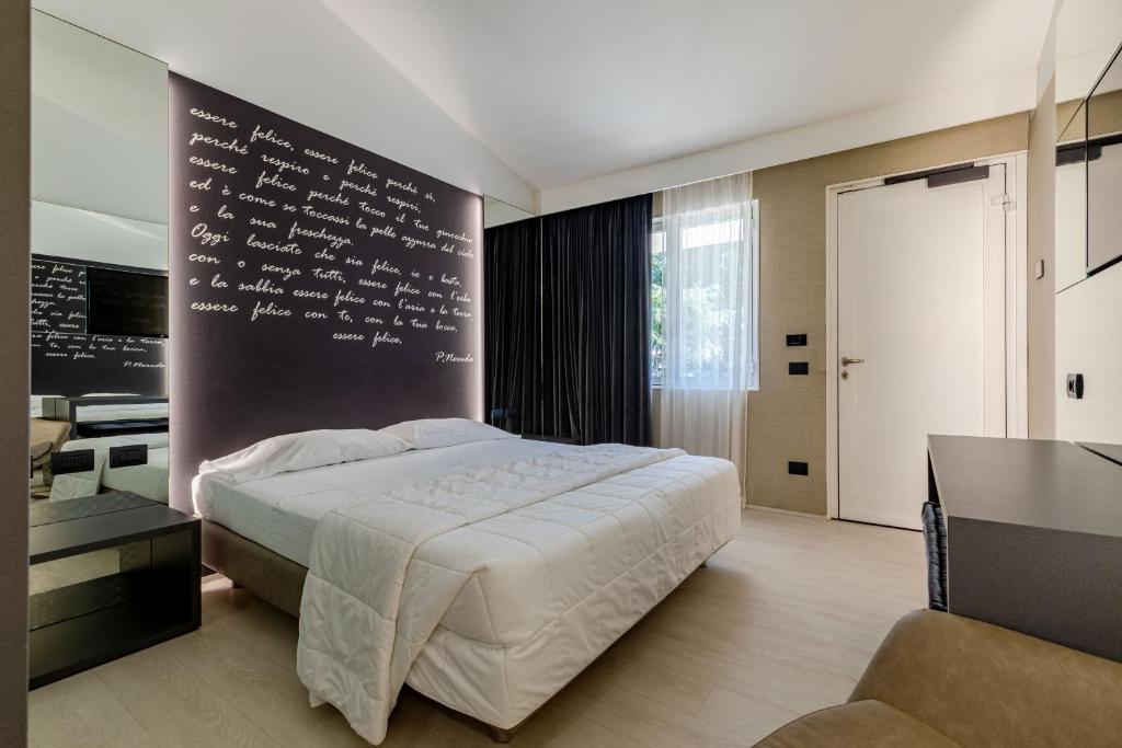Postel nebo postele na pokoji v ubytování Motel Rona