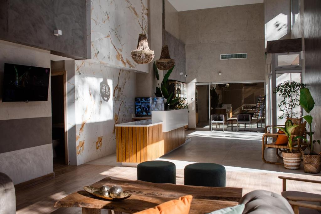 Posezení v ubytování Gran Hotel Dakar