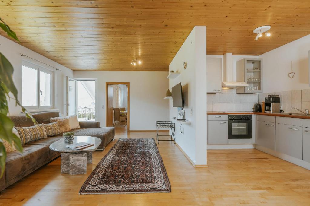 Kuchyň nebo kuchyňský kout v ubytování Ferienwohnung Hoche