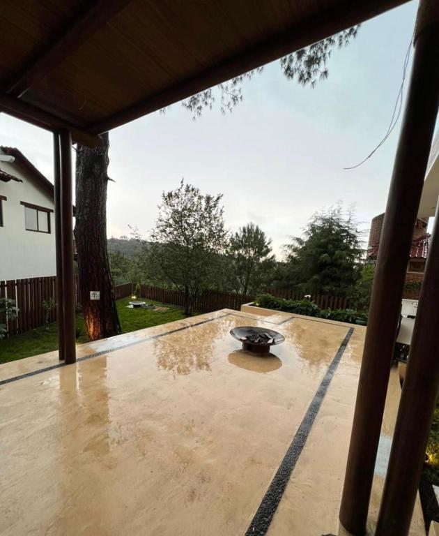 Bazén v ubytování Cabaña Quinta Gaes Spa nebo v jeho okolí