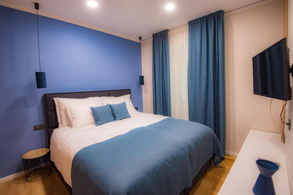 Posteľ alebo postele v izbe v ubytovaní Luxury Apartment Paula