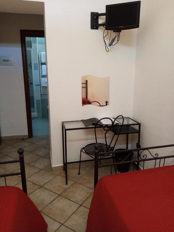TV a/nebo společenská místnost v ubytování Hotel Pace