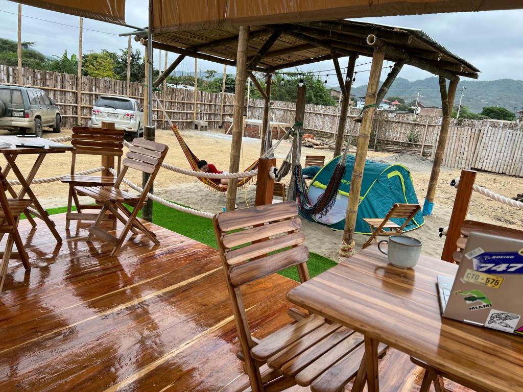 Příroda nedaleko luxury tent