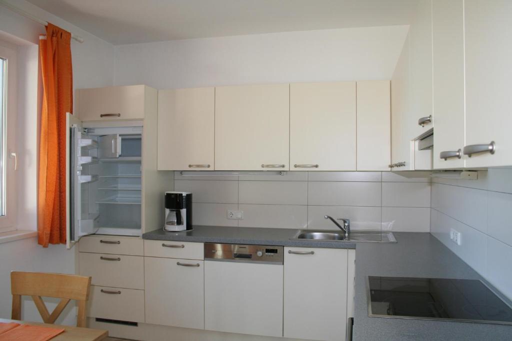Kuchyň nebo kuchyňský kout v ubytování Ferienwohnung Bergsteiger