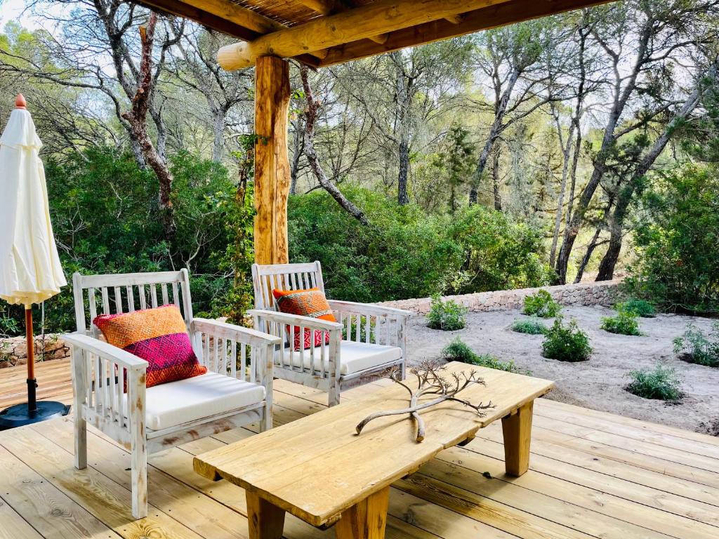 Zahrada ubytování Casa del bosque