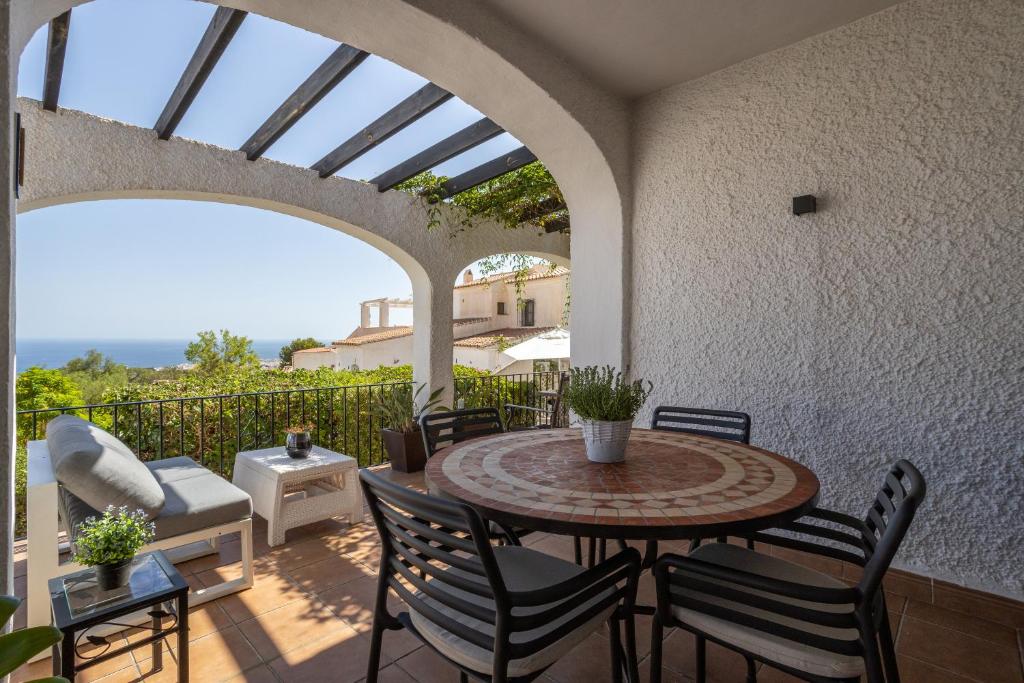 Balkón nebo terasa v ubytování Casa Vista a Mar