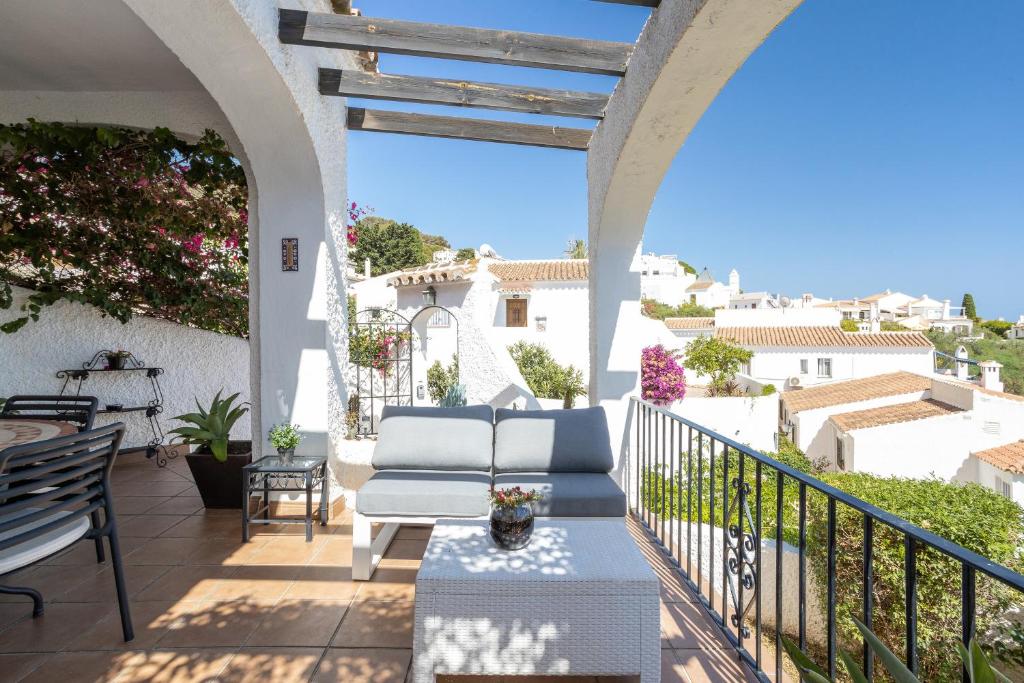 Balkón nebo terasa v ubytování Casa Vista a Mar