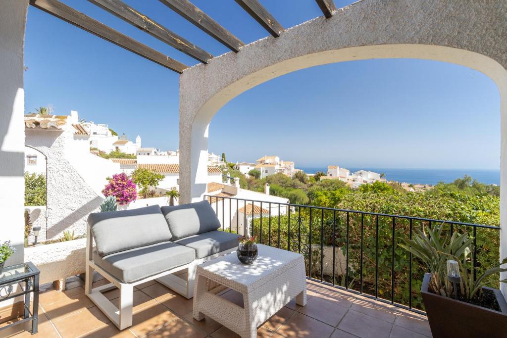 Balkón nebo terasa v ubytování Casa Vista a Mar