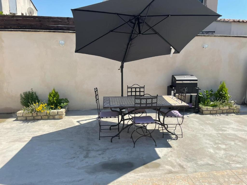 Patio nebo venkovní prostory v ubytování Villa Jasmin
