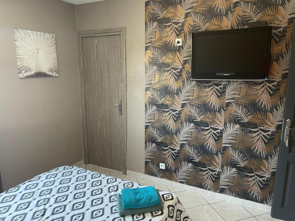 Postel nebo postele na pokoji v ubytování Villa Jasmin