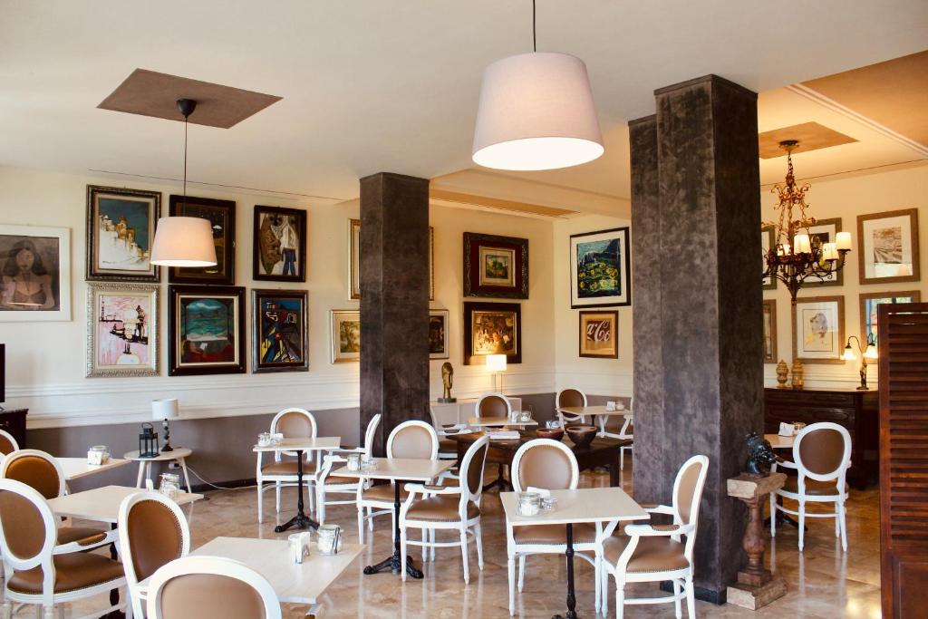 Posezení v ubytování Art Hotel Pandos