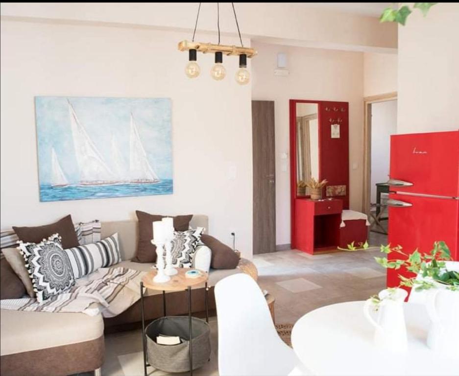 A seating area at Boho Vibes