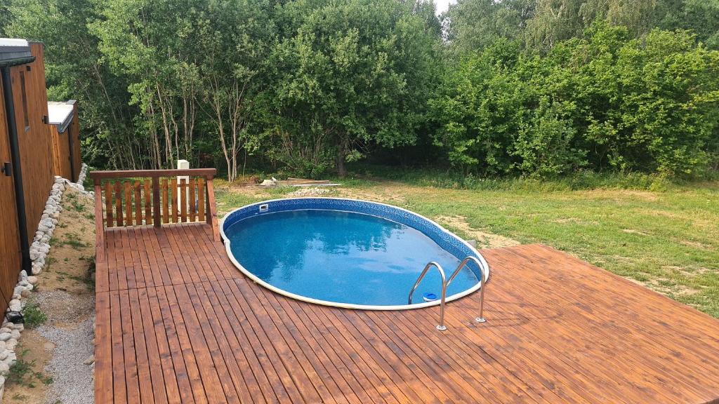 Bazén v ubytování Apartmany Tatrio nebo v jeho okolí