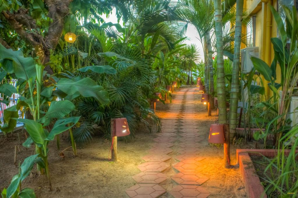 Um jardim em Pousada Portal da Concha