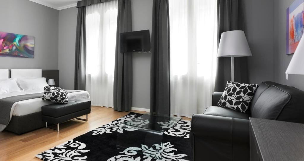 Posezení v ubytování Palace Suite