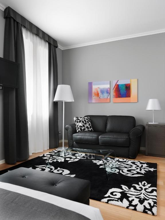 Posezení v ubytování Palace Suite