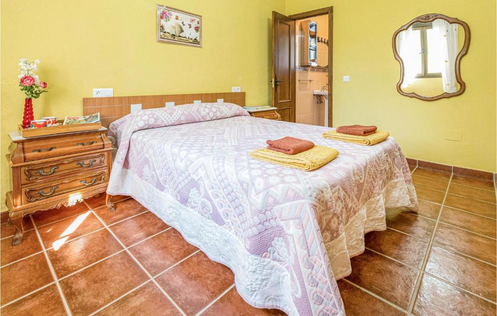 Posteľ alebo postele v izbe v ubytovaní Stunning Home In Arriate With Wifi